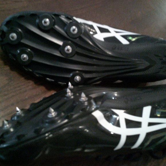 NWOT ASICS Fast Lap Track Spike Shoes (Y8.5) - Picture 3 of 7
